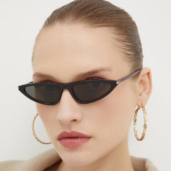 NWT SAINT LAURENT BLACK WOMEN SUNGLASSES - Picture 3 of 6